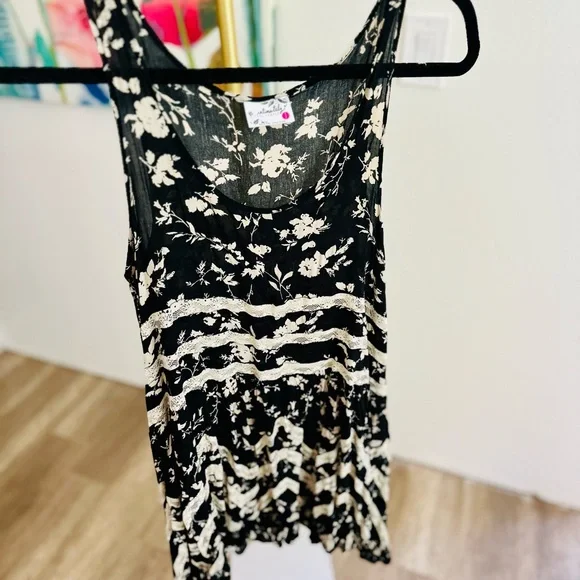 Intimately Free People Voile Lace Trapeze Mini Slip Dress - Picture 3 of 5